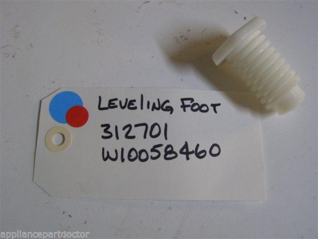 KENMORE STOVE 312701 W10058460 LEVELING FOOT USED PART KENMORE STOVE 312701 W10058460 LEVELING FOOT USED PART